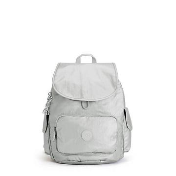 Kipling City Pack Small Metallic Backpacks Bright Metallic | AU 1514KO